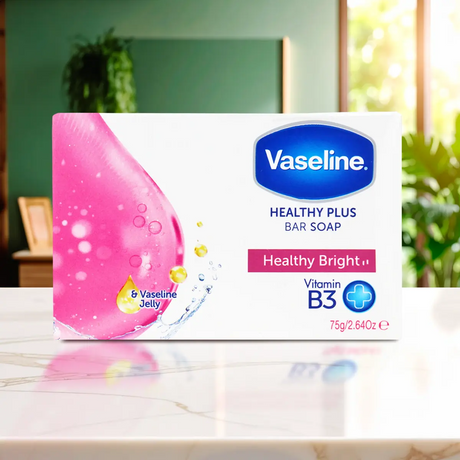 Jabón en Barra Vaseline Healthy Plus Healthy Bright, 75 g