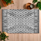 Alfombra, Diseño Color Gris, 91 x 152 cm