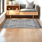 Alfombra, Diseño Color Gris, 91 x 152 cm