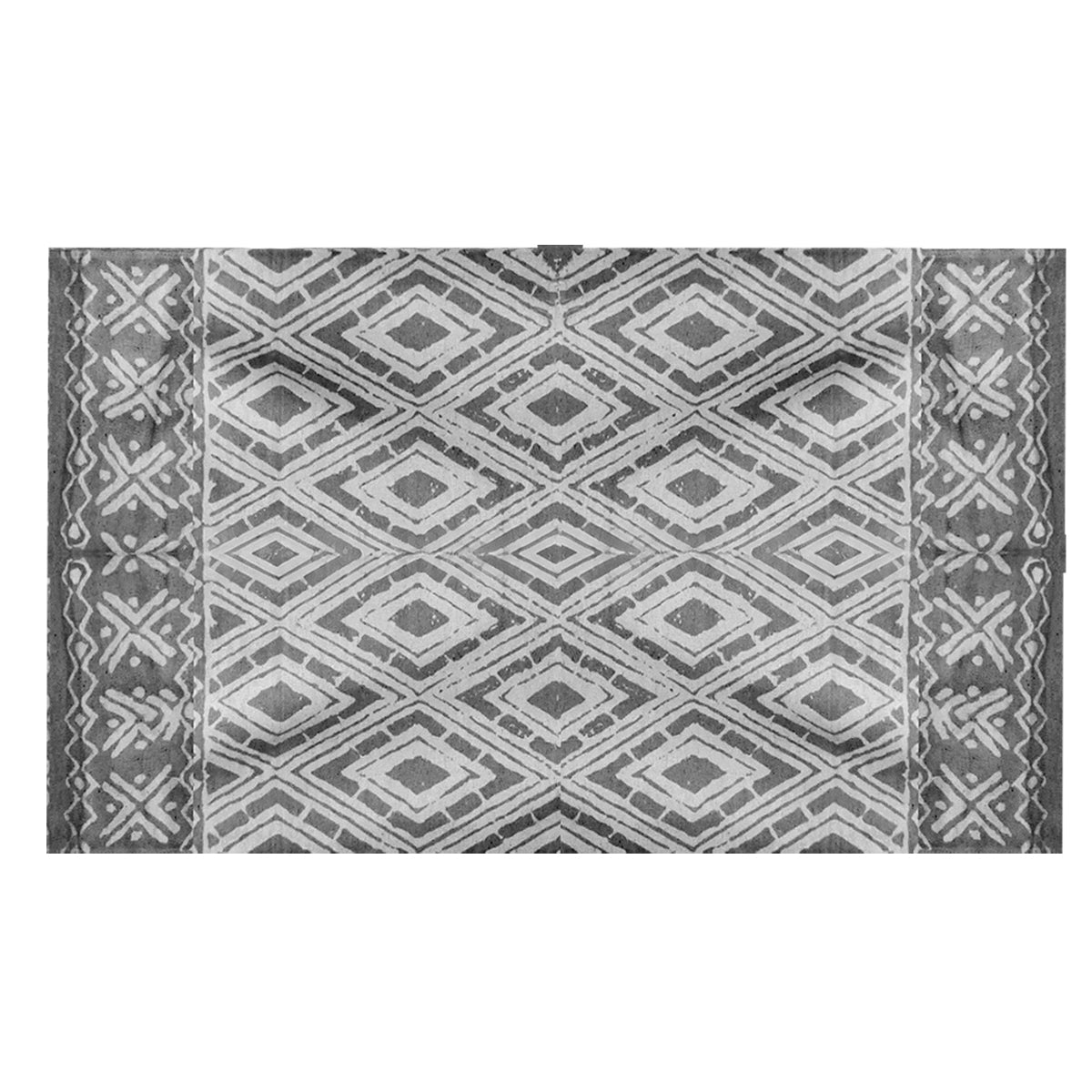 Alfombra, Diseño Color Gris, 91 x 152 cm