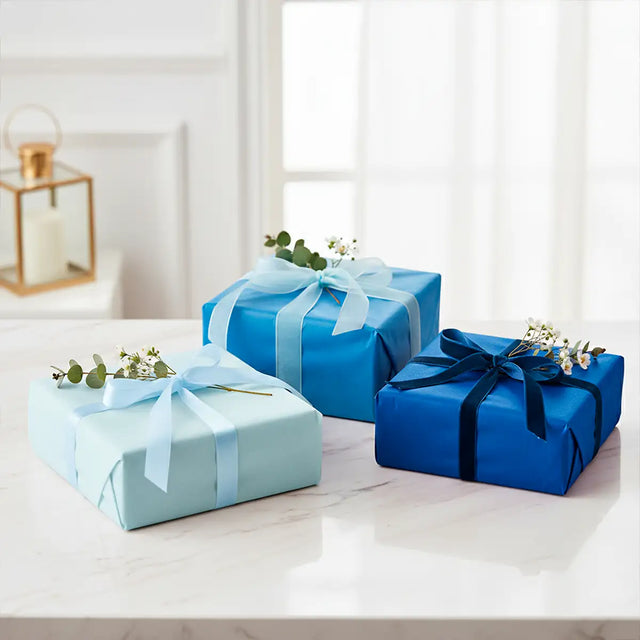 Papel para Envolver Regalos, Color Azul