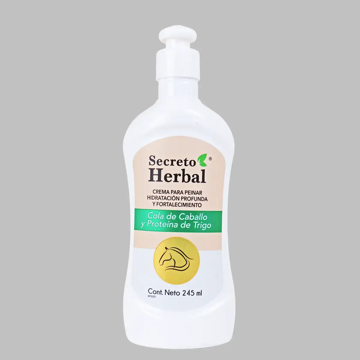 Crema para Peinar Nuvel, Secreto Herbal, 245 ml
