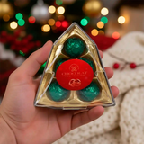 Chocolates, Caja en Forma de Pino, Color Verde, 55 gr