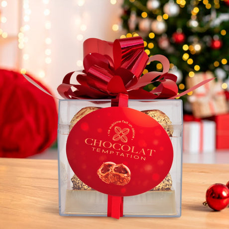 21 1025CHT SET CHOCO BOX RIBB 8PZ 88GDORA