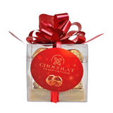 21 1025CHT SET CHOCO BOX RIBB 8PZ 88GDORA