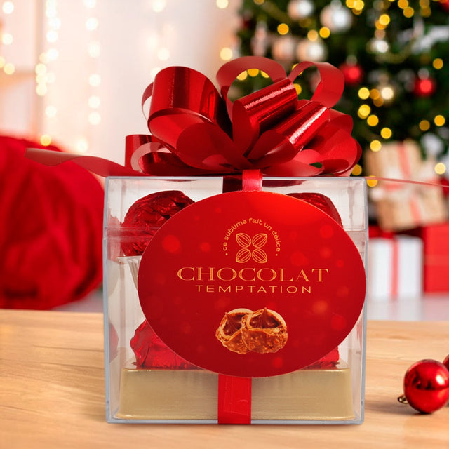 21 1025CHT SET CHOCO BOX RIBB 8PZ 88GROJ