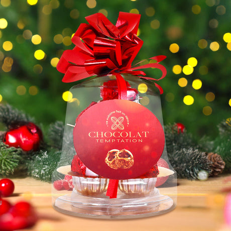 Chocolate, Campana, Color Rojo, 88 gr