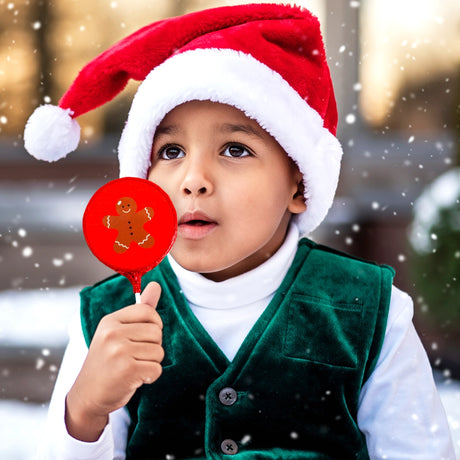 Paleta de Chocolate con Envoltura, Galleta de Jengibre