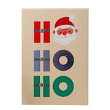 Caja de Regalo Navideña, HO HO HO, Santa