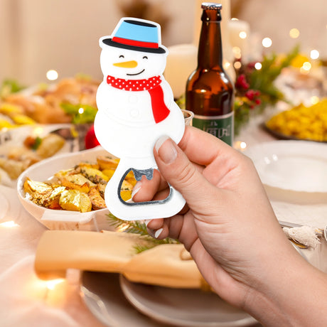Destapador de Bebidas, Muñeco de Nieve