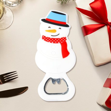 Destapador de Bebidas, Muñeco de Nieve