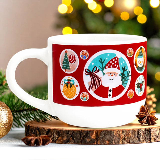 Taza, Diseño Santa, 414 ml