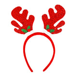 Diadema Navideña, Cuernos de Reno, Glitter