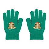 Guantes Navideños, Color Verde, Reno
