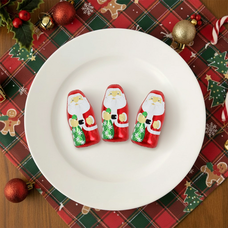 20 1025CHT CHOCO SANTA TRAY 6P 39G