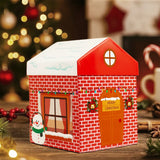 Caja Navideña en Forma de Casa, Ladrillos