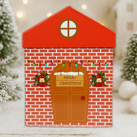 Caja Navideña en Forma de Casa, Ladrillos
