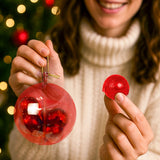 Chocolates, Esfera, Color Rojo, 34 gr