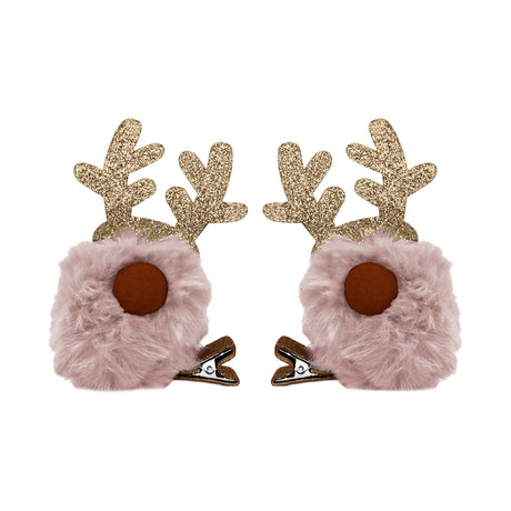 Broches de Cabello Navideños, Reno