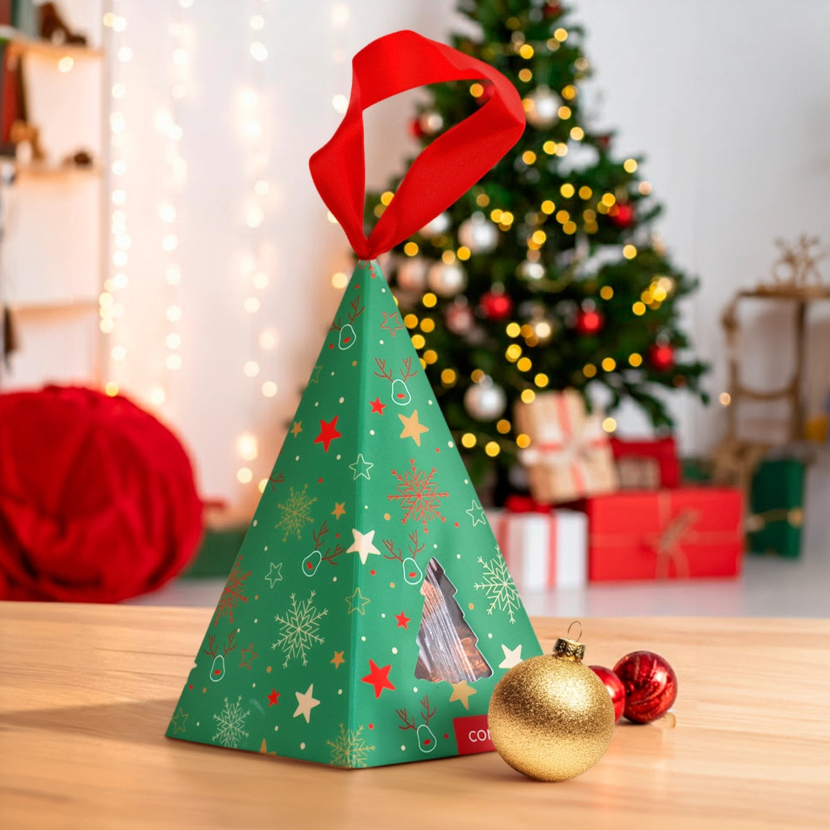 21 1025CHT HANGING CHOCO 5P 40GRVERD