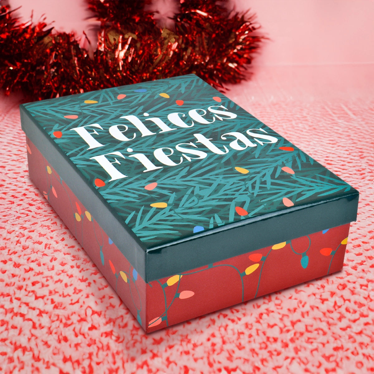 Caja de Regalo Navideña, Felices Fiestas