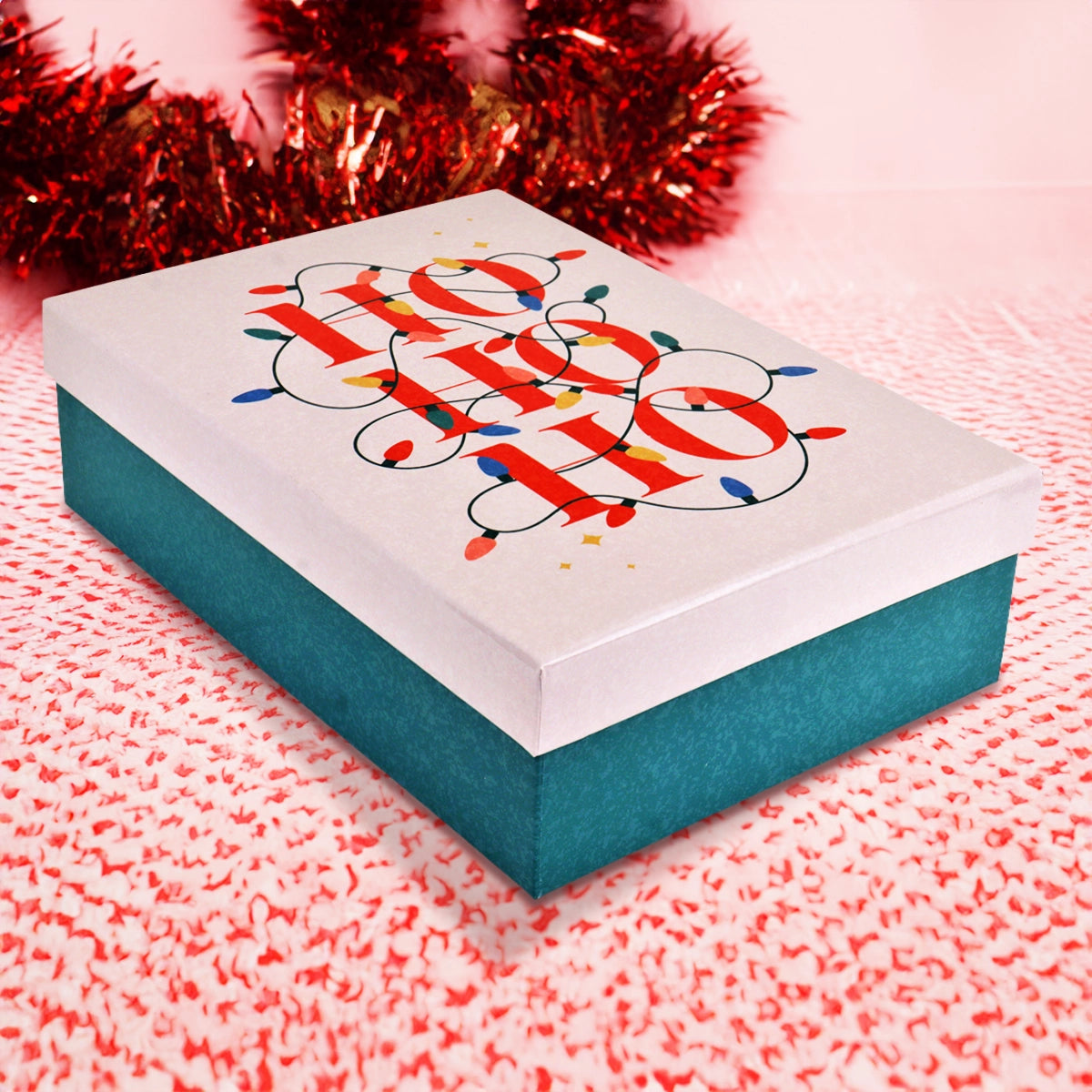 Caja de Regalo Navideña, HOHOHO