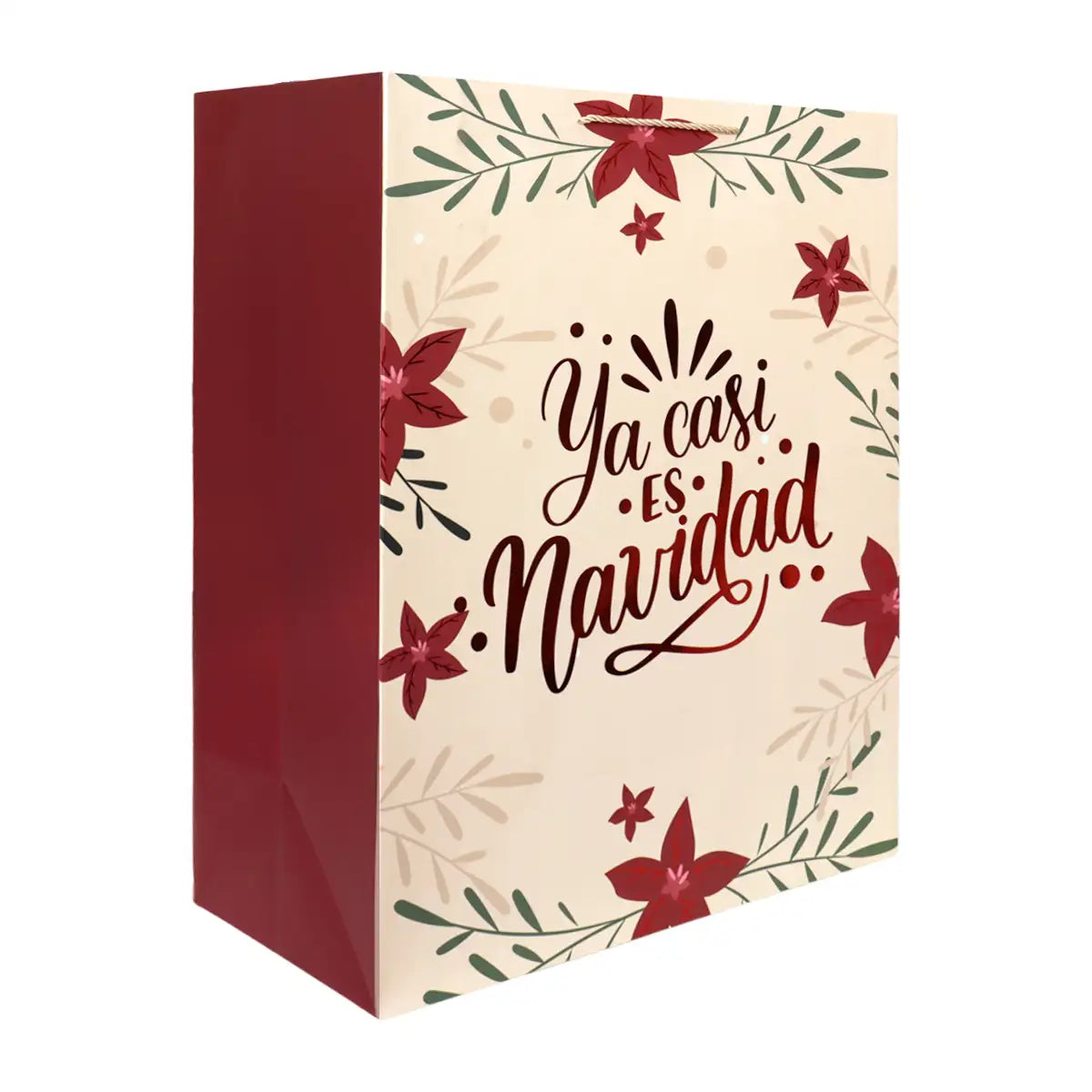 Bolsa de Regalo Navideña "Ya casi es Navidad"