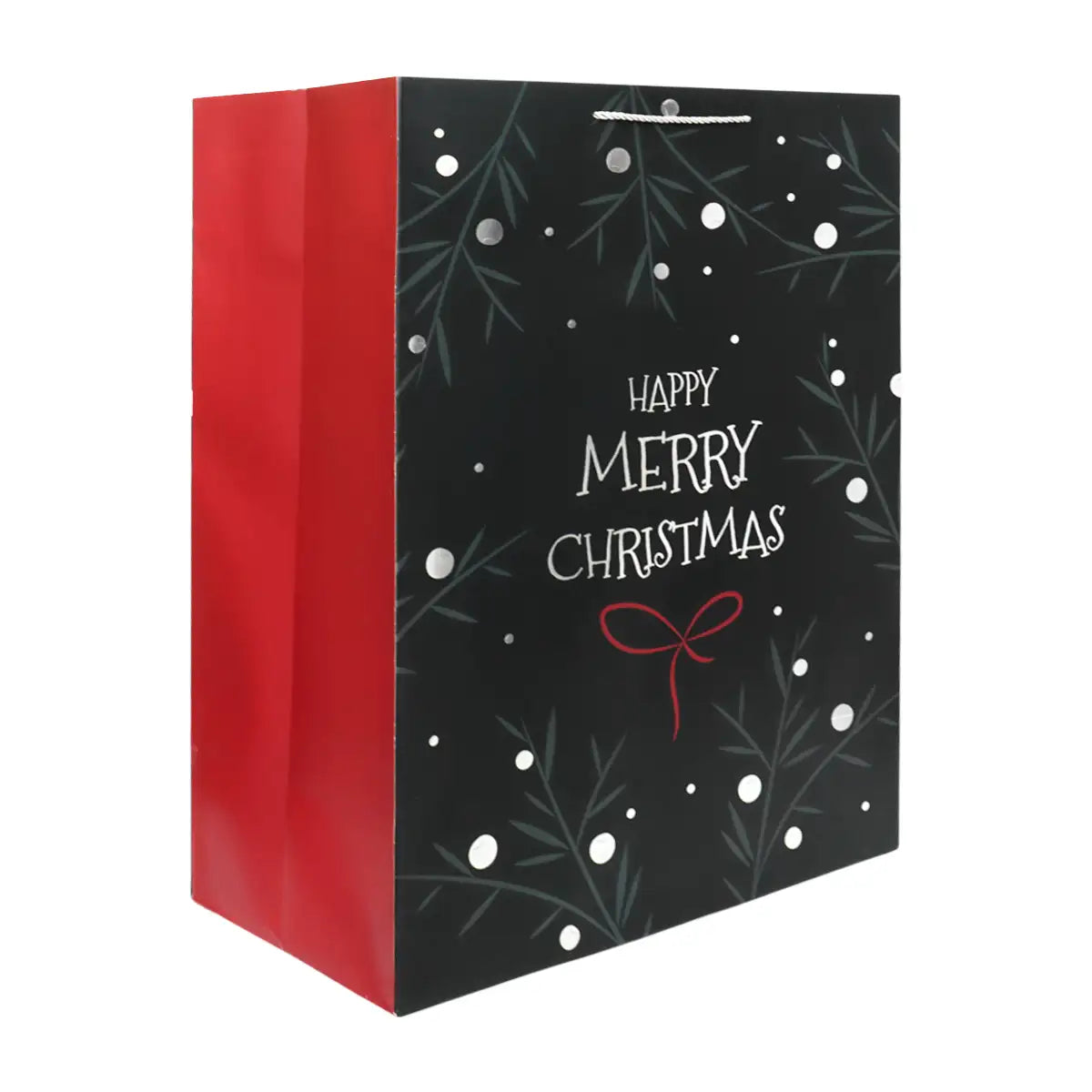 Bolsa de Regalo Navideña "Happy Merry Christmas"