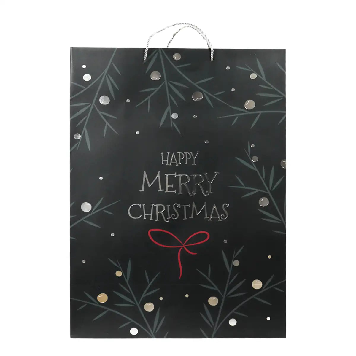 Bolsa de Regalo Navideña "Happy Merry Christmas"