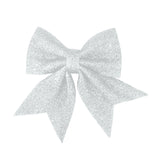 Set de 2 Moños, Glitter, Color Plata