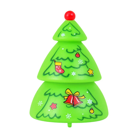 Squishy Navideño, Pino con Detalles Rojos