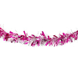 Guirnalda Navideña, Color Rosa, Tinsel