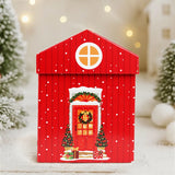 Caja Navideña en Forma de Casa, Nevada