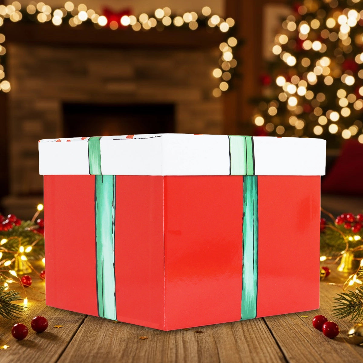 Caja de Regalo Navideña