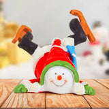 Figura Navideña de Cerámica, Ice Skating