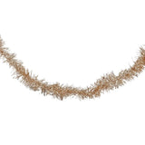 Guirnalda Navideña de Tinsel, 1.3 m, Color Arena