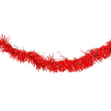 Guirnalda Navideña de Tinsel, 1.3 m, Color Rojo