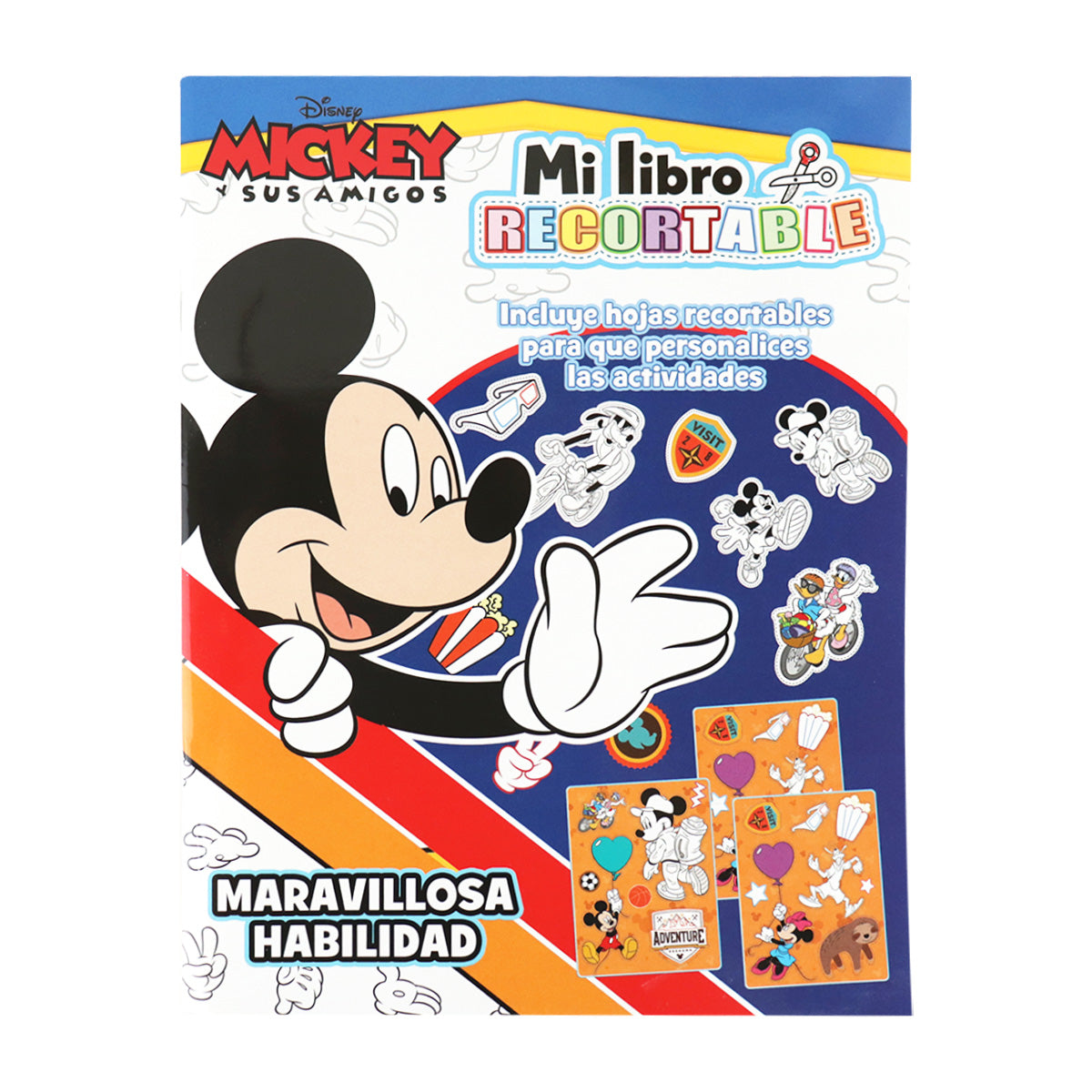 Mickey y sus Amigos, Libro Recortable