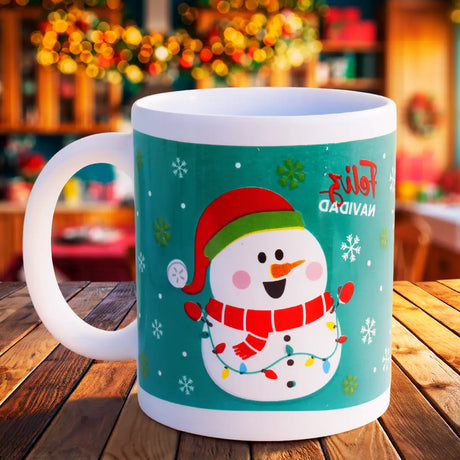Taza con Dulces, Muñeco de Nieve, 56 gr