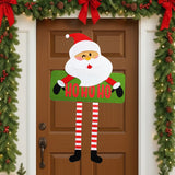 Decoración de Puerta, Fieltro, HoHoHo