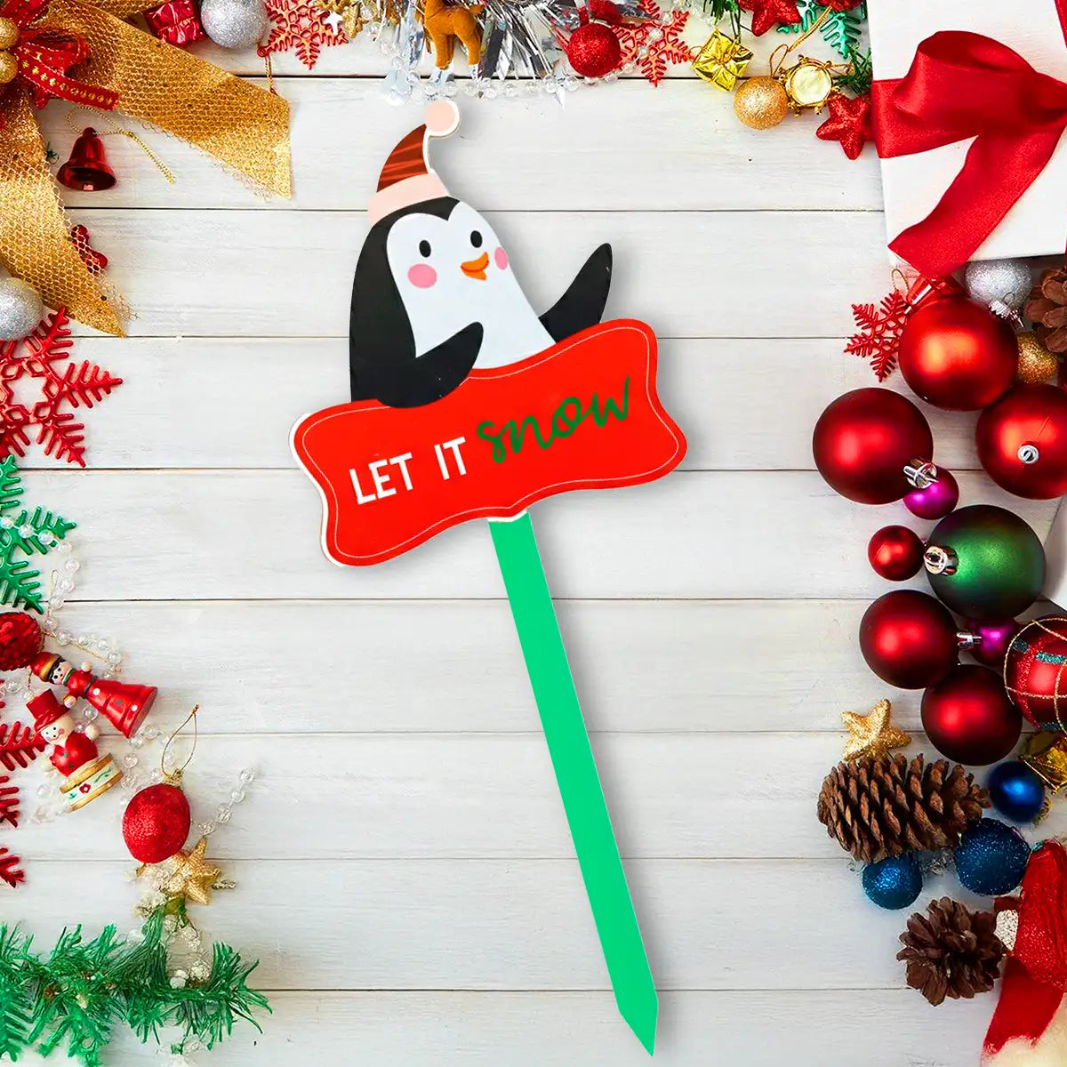 Estaca Decorativa, Let It Snow, Pingüino