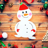 Decoración Navideña de Papel, Snowman