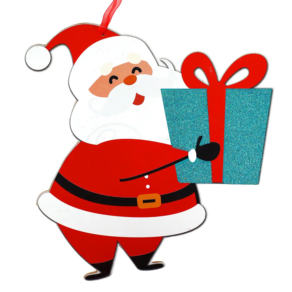 Decoración Navideña de Papel, Santa