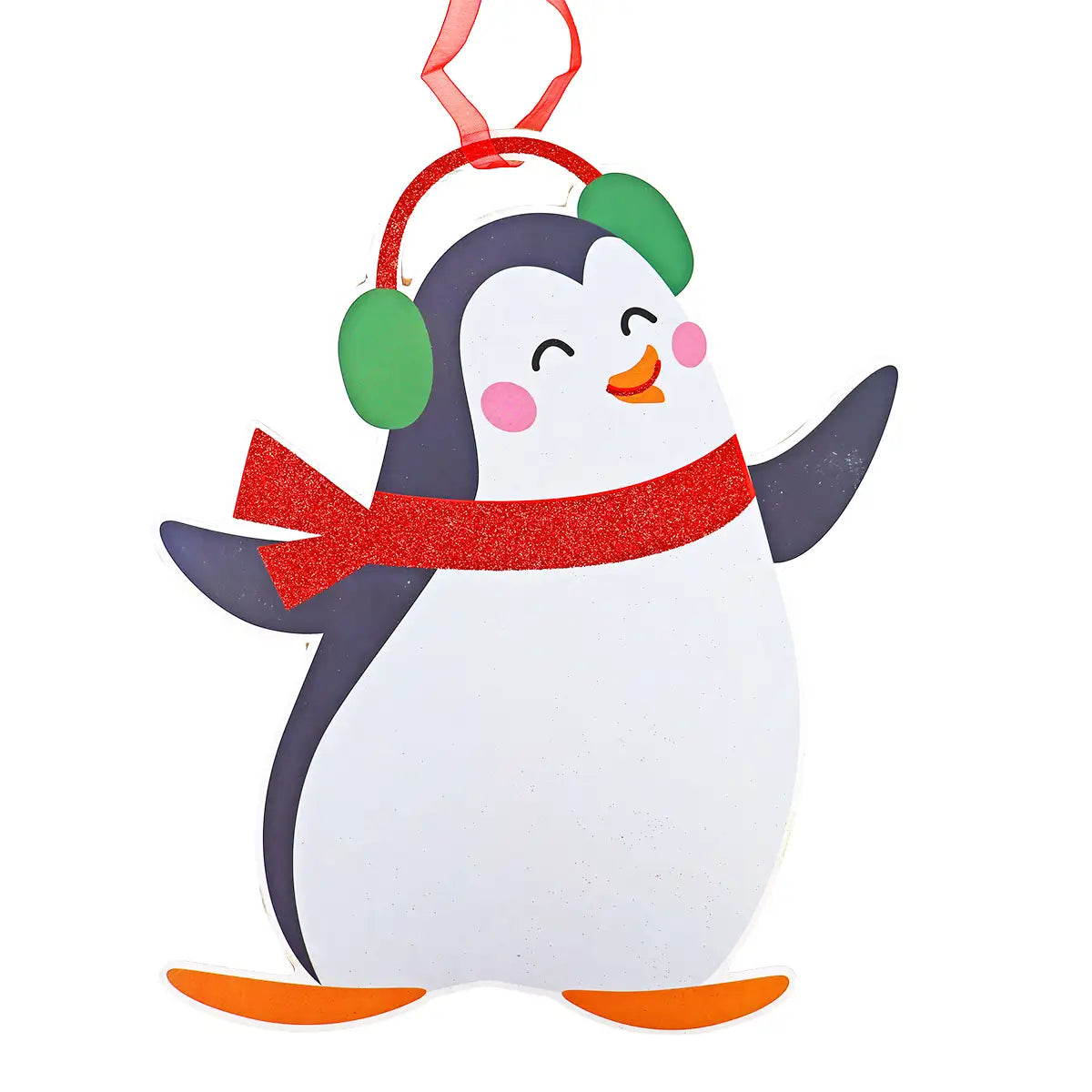 Decoración Navideña de Papel, Pingüino