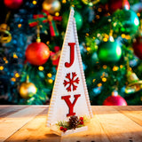 Árbol Navideño MDF "Joy", Color Rojo