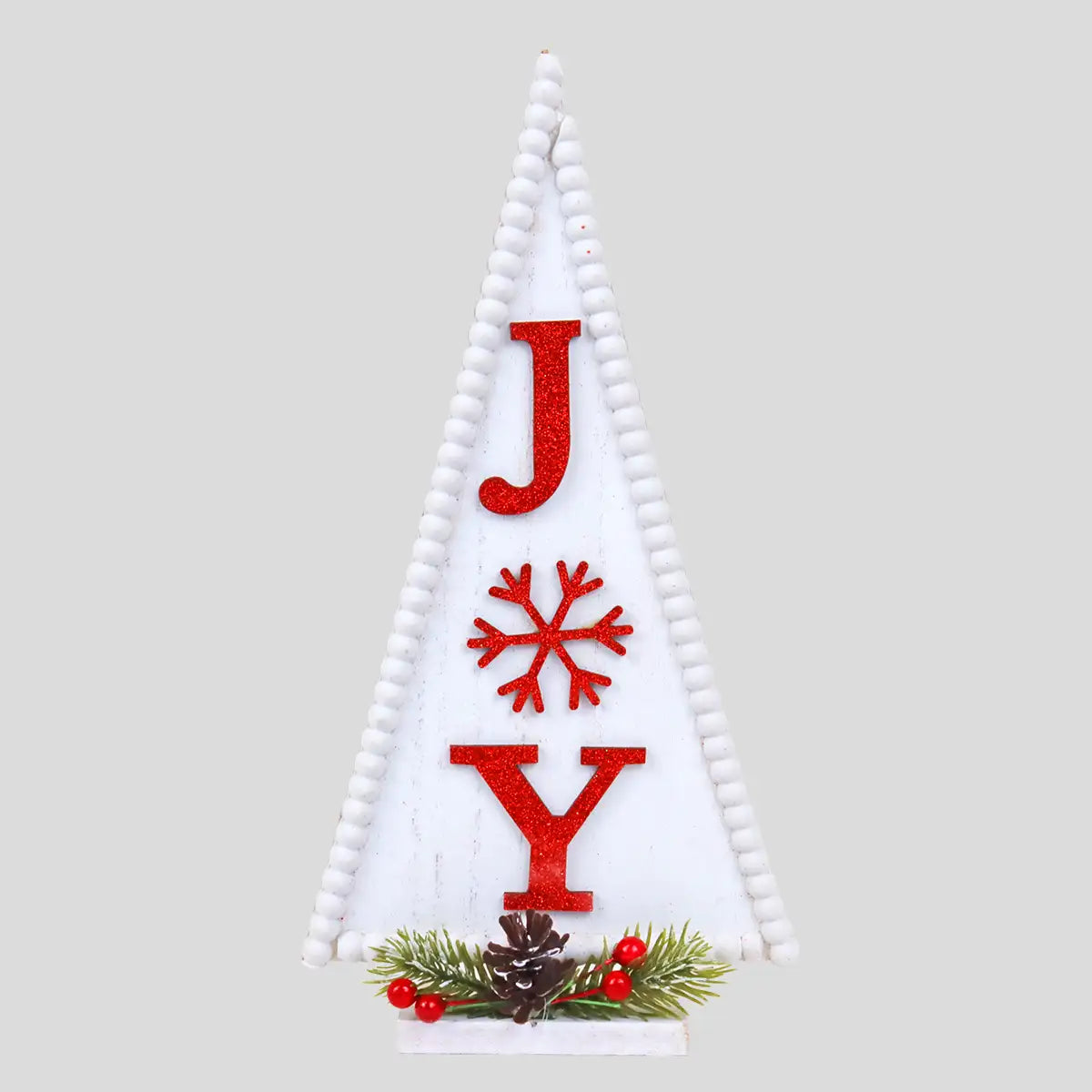 Árbol Navideño MDF "Joy", Color Rojo