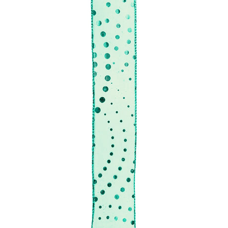 Listón Navideño, Color Verde, Ribbon