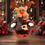 Esfera Navideña, Reno, Color Café