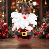 Esfera Navideña, Santa Claus, Color Café