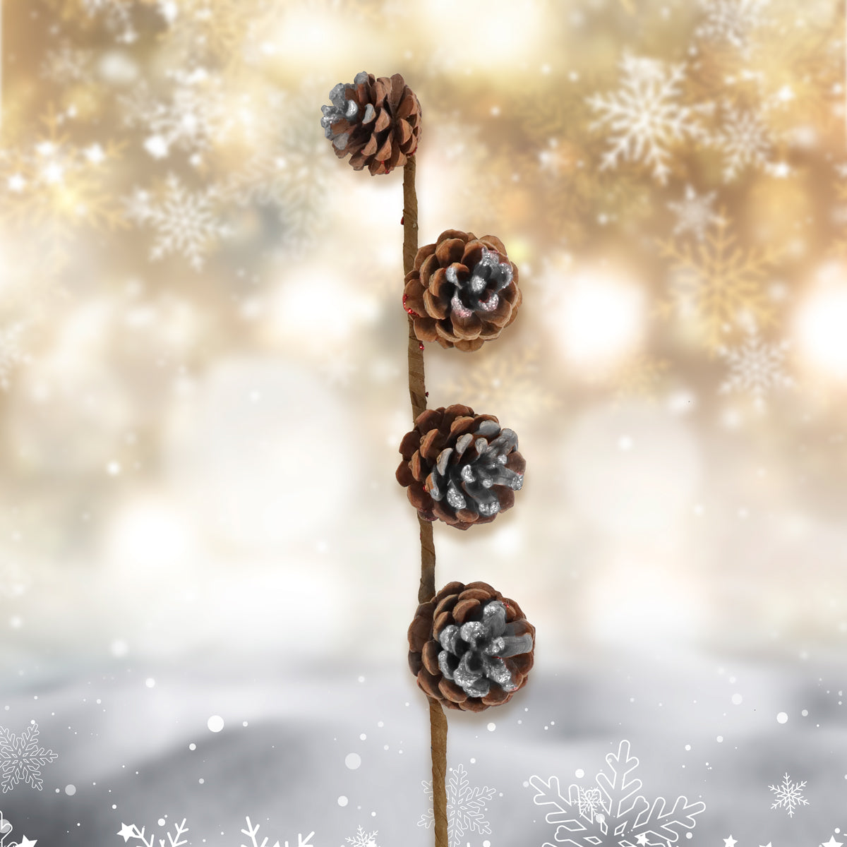 Follaje Navideño Decorativo, Piñas